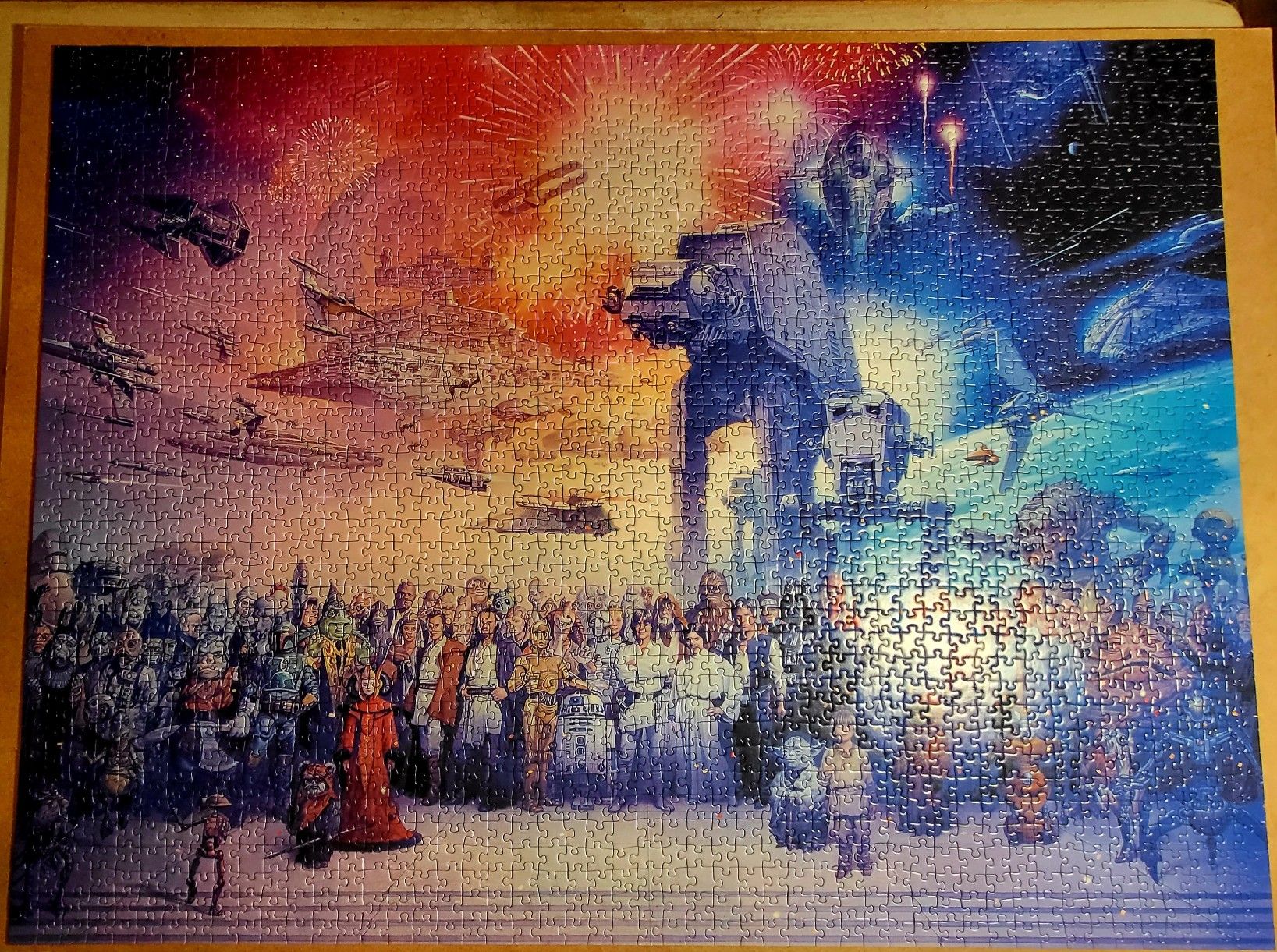 Ravensburger Puzzle: Puzzle Star Wars  2000 pièces – Usato da Montet (Glâne) venduto da KOADA 1
