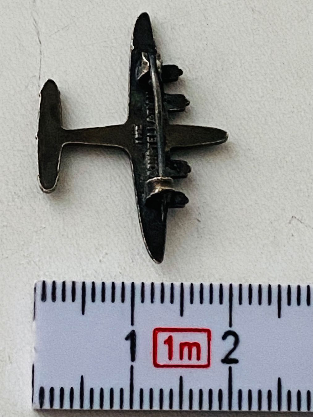 Broschen & Nadeln: uralt Flugzeug Anstecker LOCKHEED TWA Constellation um 1945 – Gebraucht aus Müswangen von buyin 2