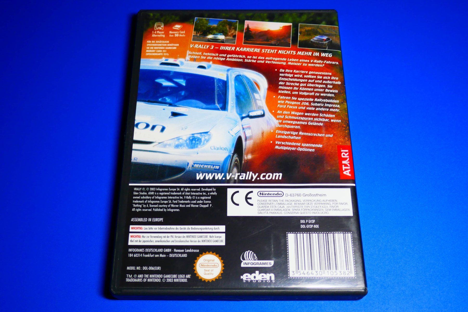 Nintendo Giochi: V-Rally 3 - Nintendo GameCube – Usato da Vuarrens venduto da Espace-Retro 3