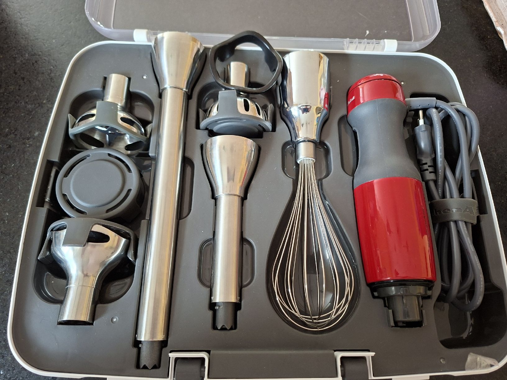 Kitchenaid Elettrodomestici da cucina: Kitchen Aid  Stabmixer Set neuwertig 5KHB2571 – Nuovo (secondo la descrizione) da Meinisberg venduto da Destiny1972 1
