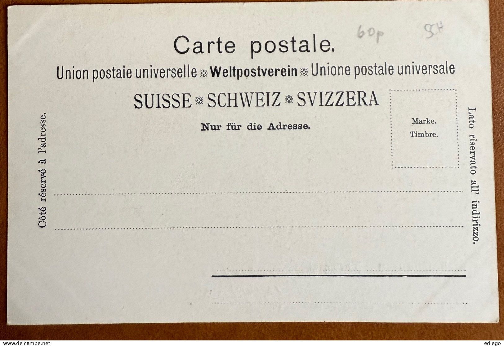 Cartoline postali: SCHAFFHAUSEN - Rheinquai 1898 – Usato da Lutry venduto da Ediego 1