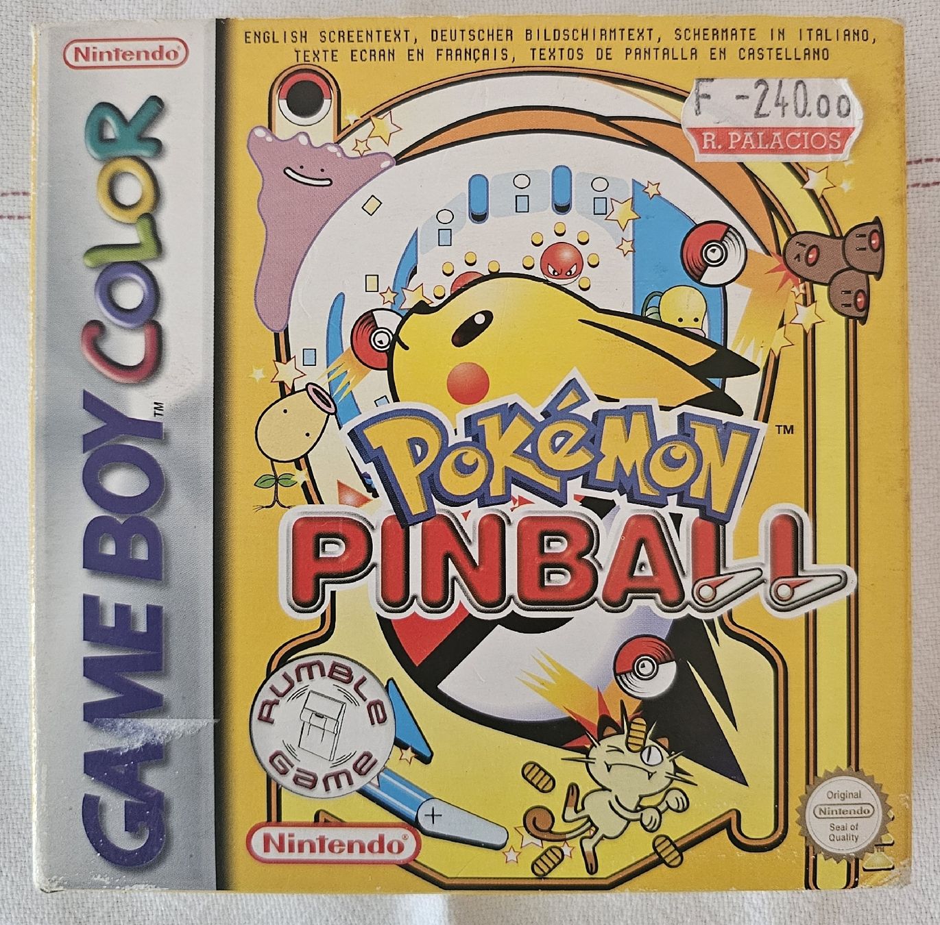 Pokémon Giochi: pokemon pinball gameboy color complet FR – Usato da Pully venduto da RandomZero