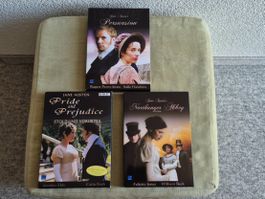 3 DVD-Klassiker nach Jane Austen – Stolz und Vorurteil u.a.