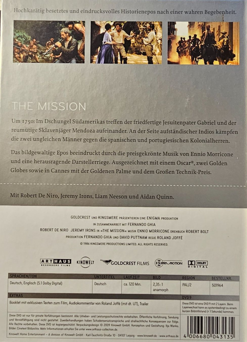 Tous les DVDs: The Mission – D'occasion à Wahlen b. Laufen par Cg10 1