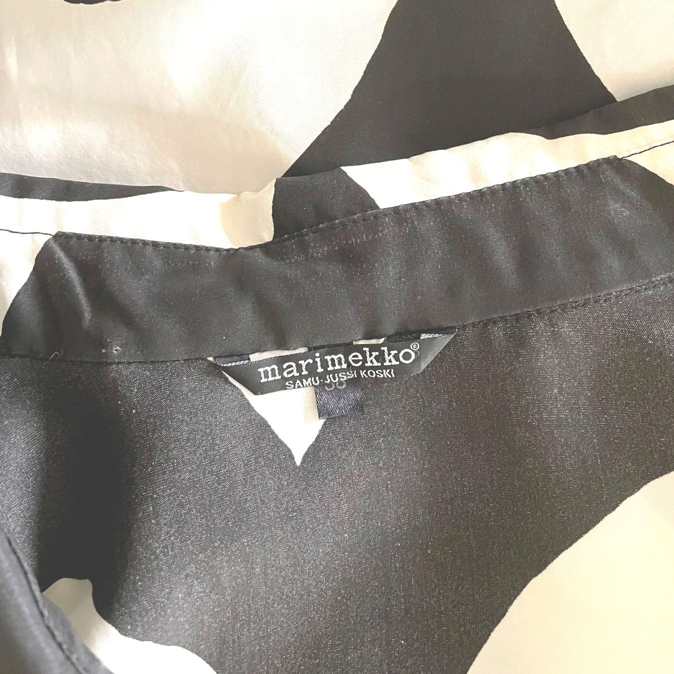 Marimekko Blusen: Bluse Seide Gr. M/L Marimekko Bogenmuster VINTAGE 1990s – Gebraucht aus Brüttisellen von Buxus 5