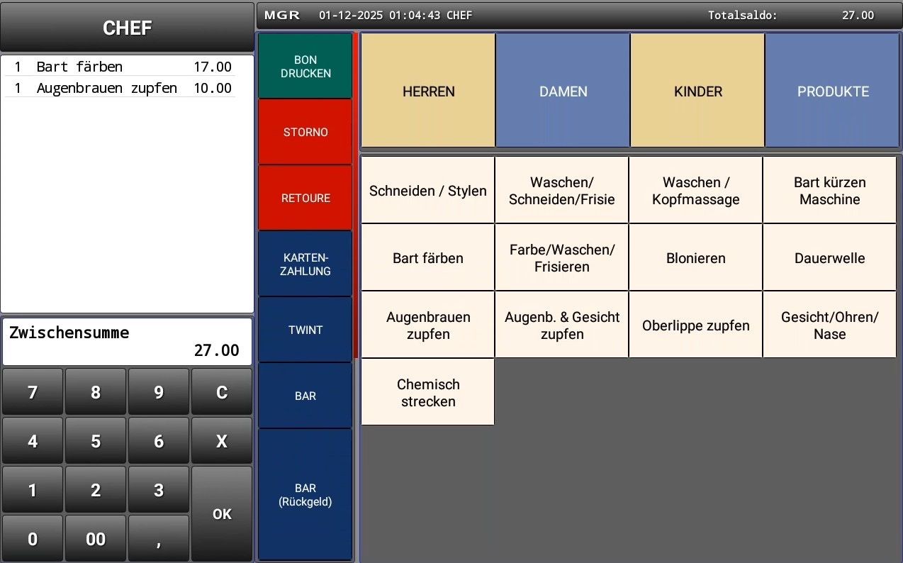 Casio Registratore di cassa: Touch Screen Kasse - Casio Software inkl. Programmierung – Nuovo e nell'imballaggio originale da Zürich venduto da hoernlihack 4