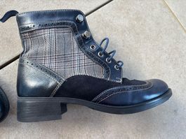 Spanische Halbschuhe Leder Gr. 38