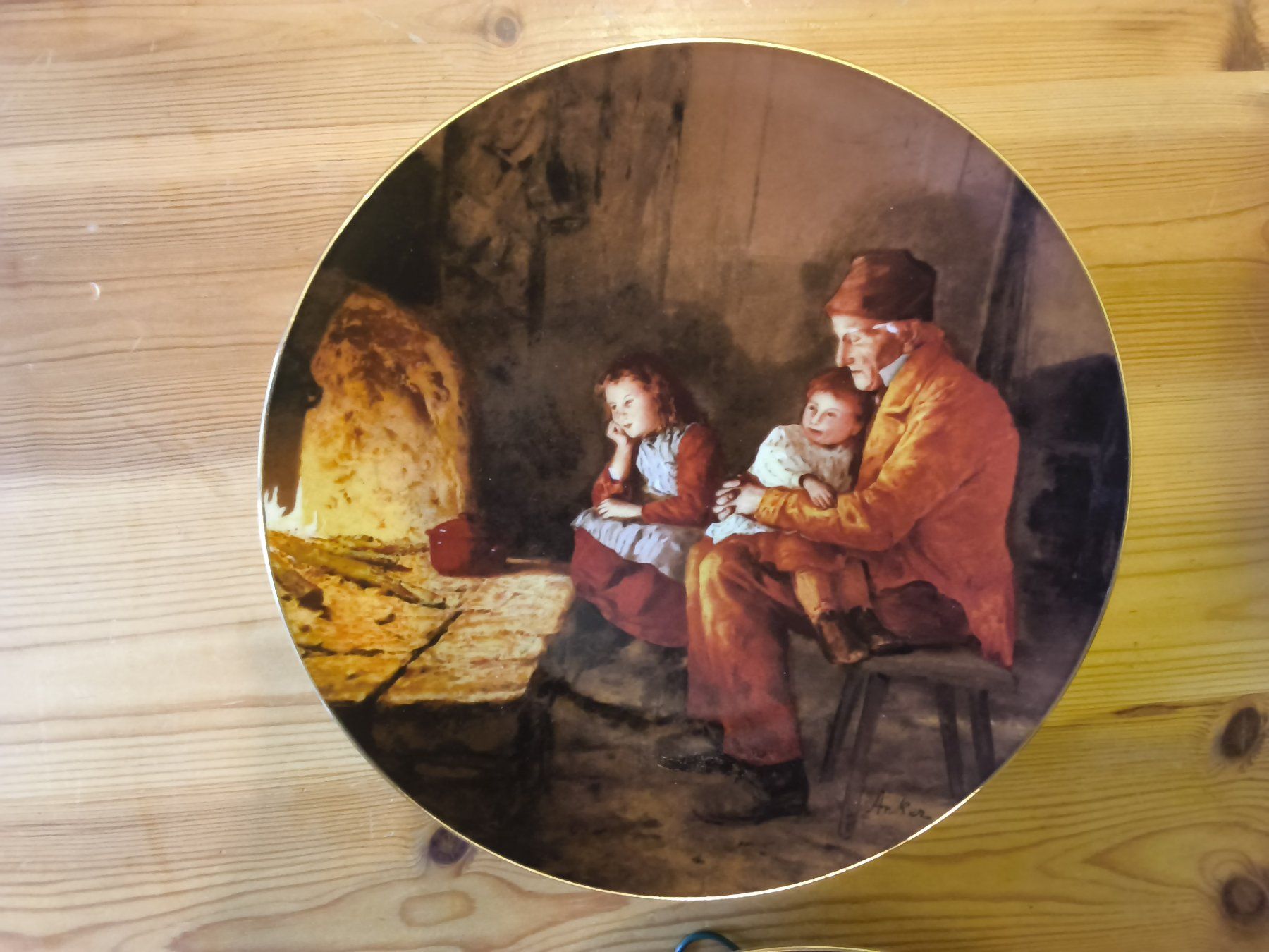 Piatti: Teller aus Serie Albert Anker – Usato da Hallau venduto da histoiremerveilleuse 2