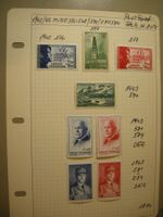 1942/43, FRANCE MiNr. 576-594, Bild, 8 stk, POSTFRISCH/falz*