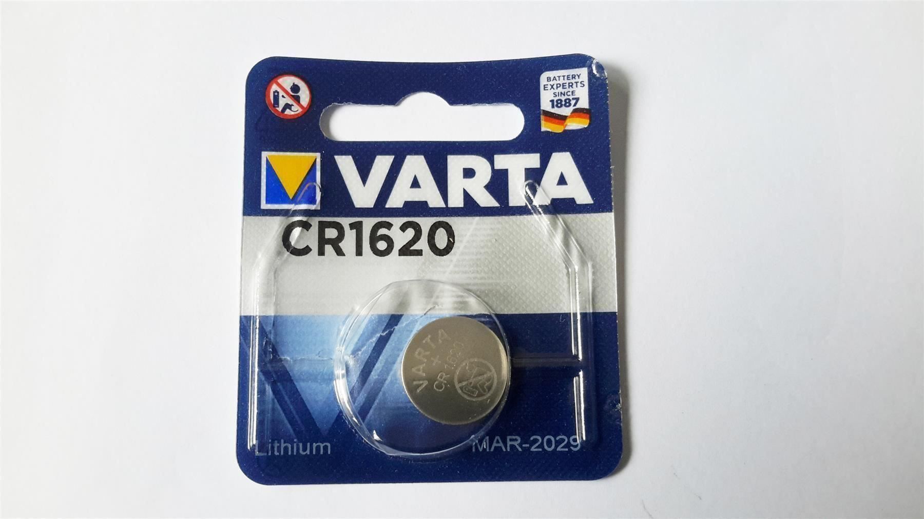 Caricatori & Batterie: Knopfzelle CR1620, Lithium, Varta – Nuovo e nell'imballaggio originale da St. Gallen venduto da cointec 2