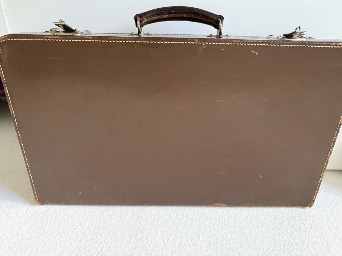 Valigie: Vintage Lederkoffer braun – Usato da Urdorf venduto da Chapar 1