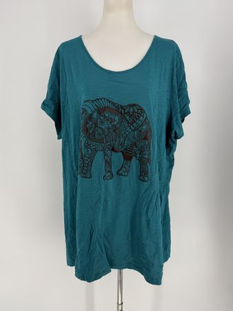 Shirt mit Elefantenprint Gr. 50 von Bonprix