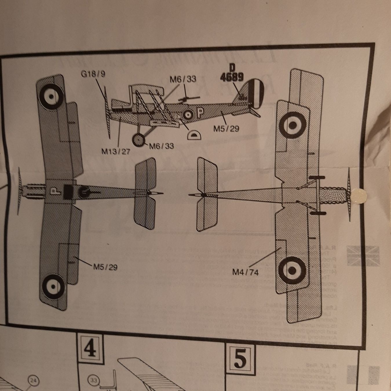 Airfix Kit di modellismo & Modellini statici: 2295 ... RAF R.E.-8 ... Airfix 01076 – Usato da Bonstetten venduto da Benibanny59 1