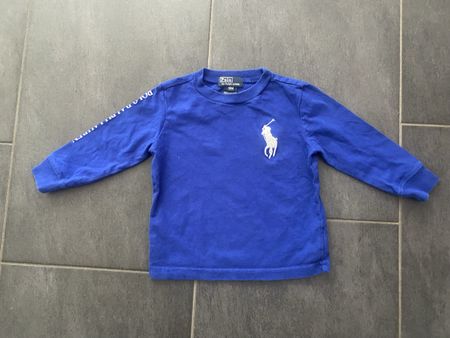Polo Ralph Lauren Langarmshirt Grösse 80, Blau, TOP Zustand