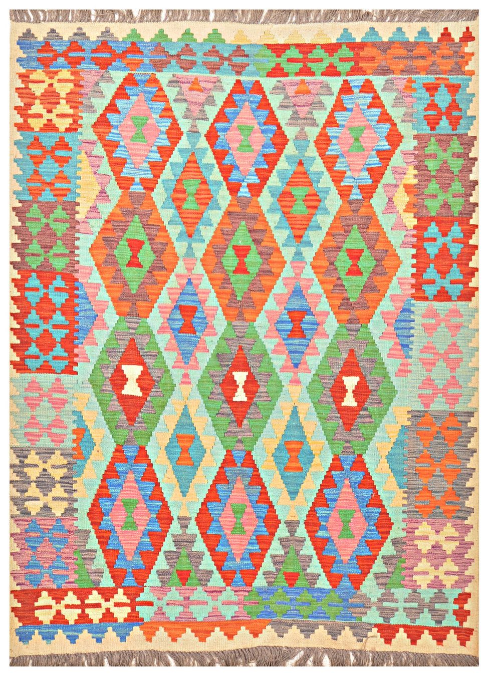Kelim Tappeti: Oriente Kelim Teppich 150x200 Cm – Nuovo e nell'imballaggio originale da Lahore venduto da Fairways79 5