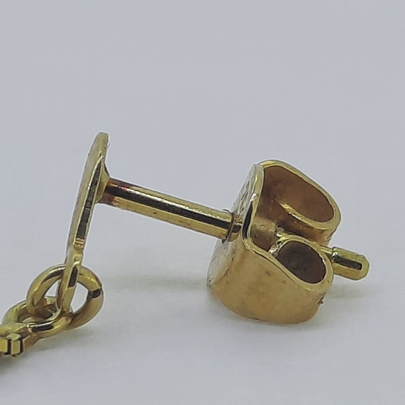 Orecchini pendenti & Orecchini a lobo: Edle Ohrstecker in 750 Gelbgold – Usato da Unterägeri venduto da Altgoldschmuck 4