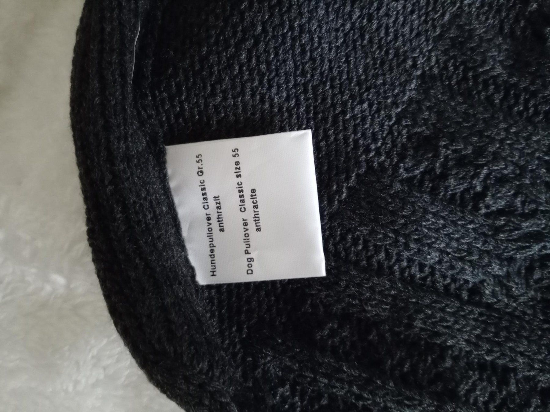 Hunter Abbigliamento: Hunter Hundestrickpullover schwarz 50 cm – Nuovo e nell'imballaggio originale da Rüegsauschachen venduto da W4PAW 3