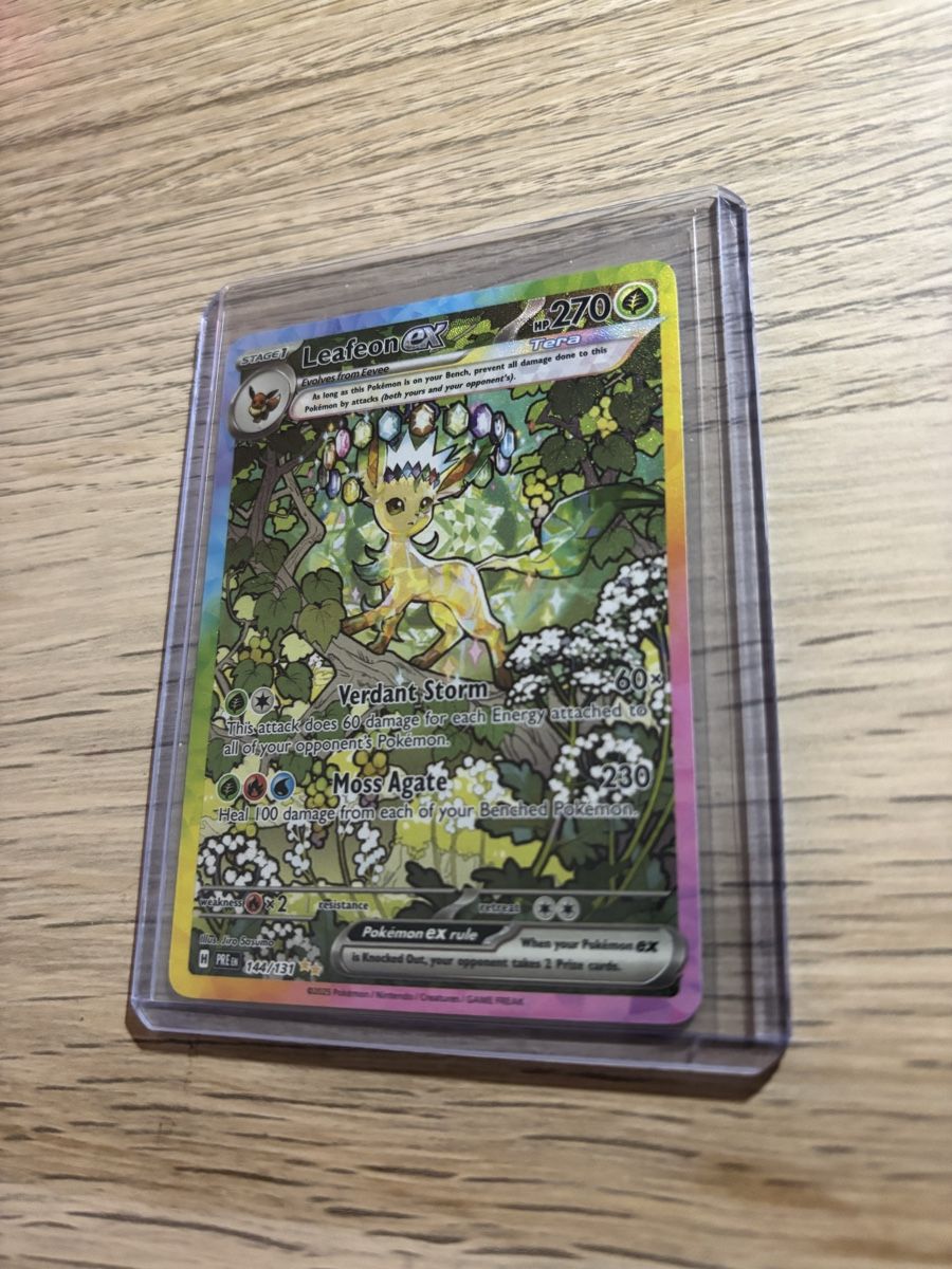 Pokémon Carte collezionabili: Leafeon EX - english NM - Prismatic Evolution – Nuovo (secondo la descrizione) da Stans venduto da bet4benz