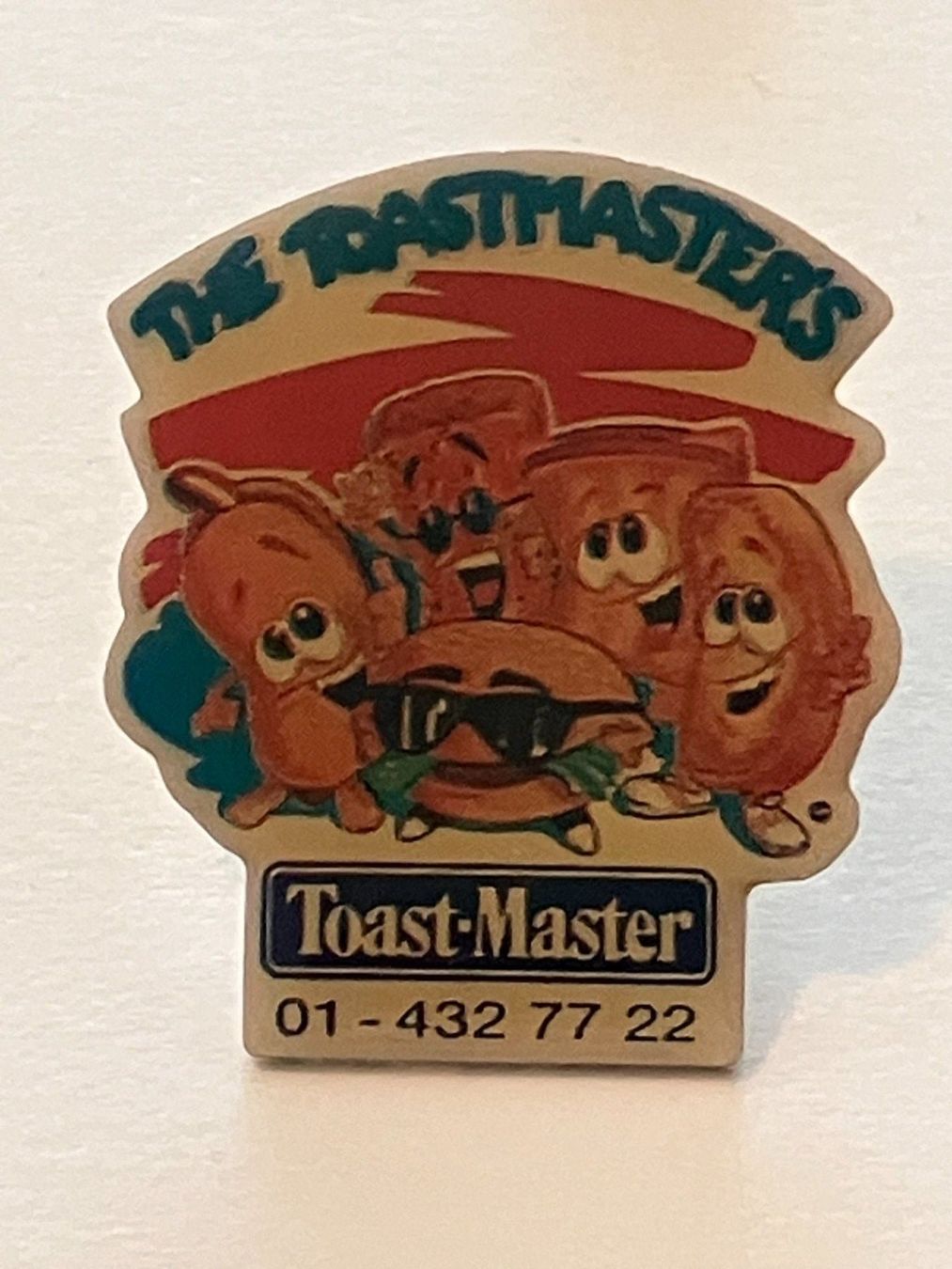 Placchette & Badge: 1 Pin The Toastmaster – Usato da Basel venduto da djwwpp