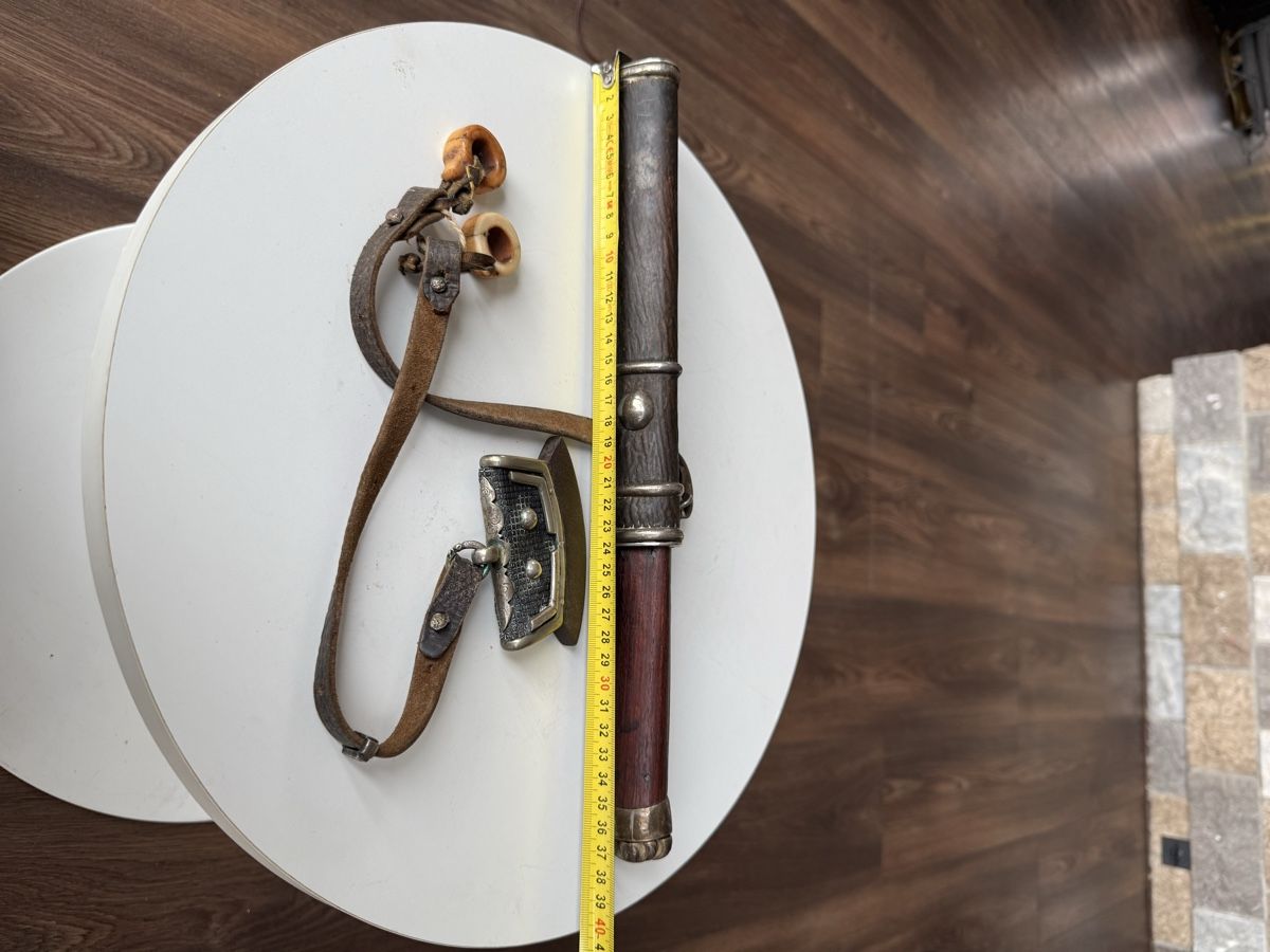 Besteck: Antikes Tibetisches Messer mit Feuerzeug – Gebraucht aus Wittnau von Rewachen 7