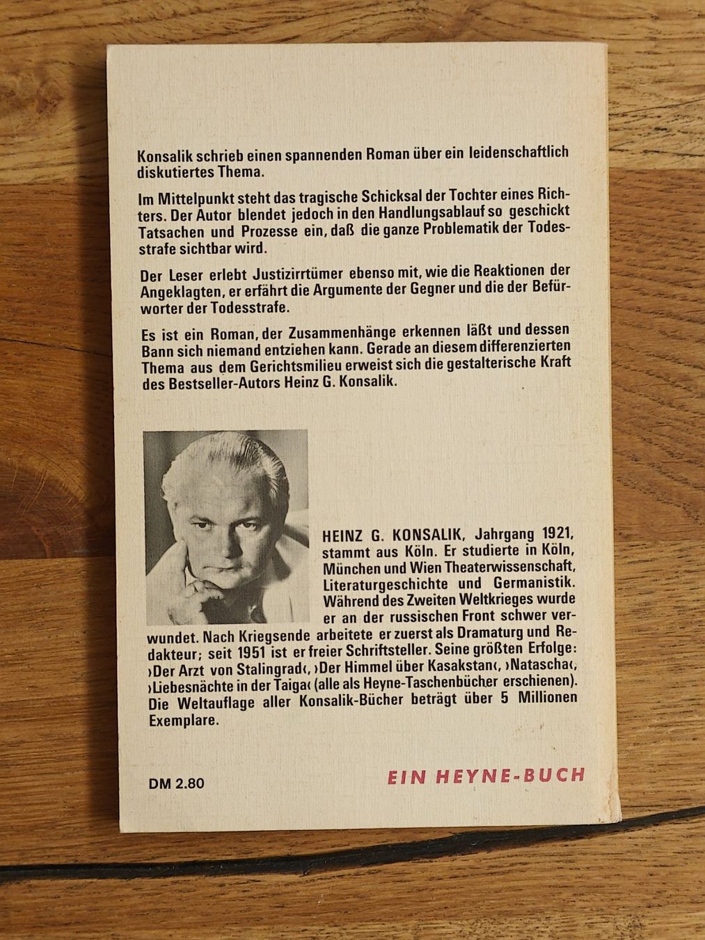 Libri: Konsalik – Ich beantrage Todesstrafe (1973) – Usato da Birr venduto da DisDas 2