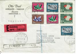 Brief, Otto Buel Luzern nach London 1959