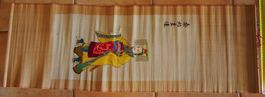 Rouleau brodé asiatique personnage ancien chinois?