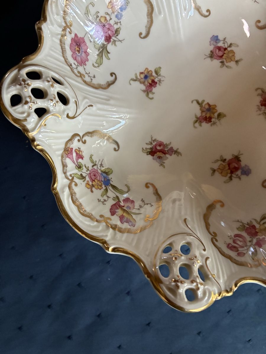 Rosenthal Schalen: Rosenthal Gebäckschale mit durchbrochenem Rand  – Gebraucht aus Dornach von Rosengarten 4