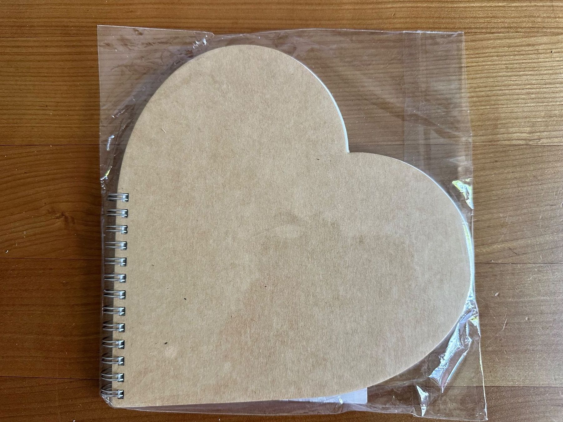 Album: Gästebuch Herzform braun 120 Seiten – Nuovo e nell'imballaggio originale da Bülach venduto da Jubet 1