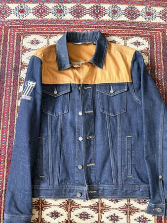 Harley-Davidson Jeansjacke HDMC blau braun Grösse L