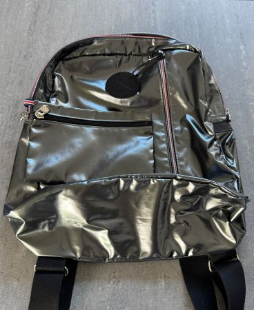 Jack Gomme Rucksack – Paris - Metallic Silber - neuwertig