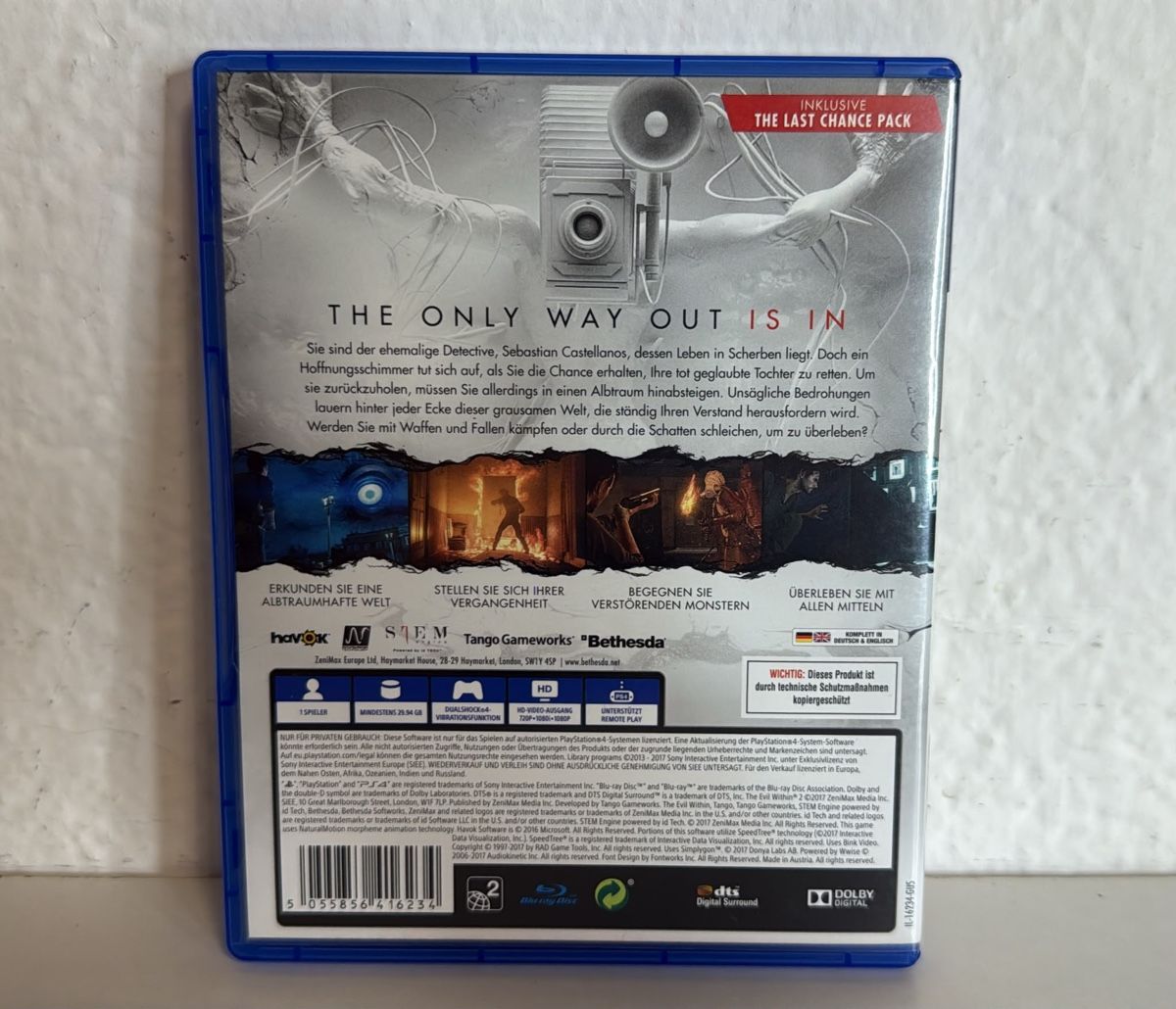 Sony Spiele: The Evil Within 2 PS4/PS5 - Game disc and case – Gebraucht aus Ehrendingen von bubulence 1