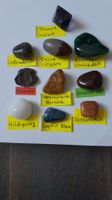 10er Set Trommelsteine mit seltenem Saphir blau: Set 46