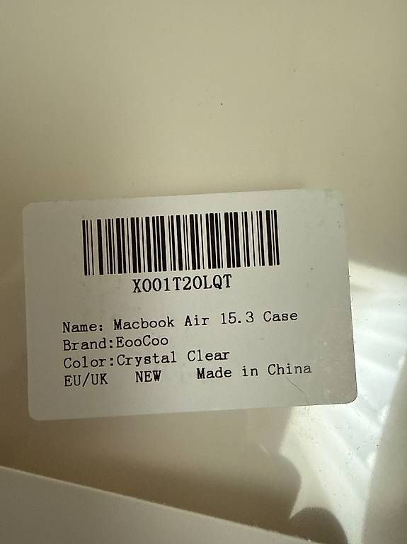 Covers & Borse: Hade Case für Macbook Air 15.3, clear – Usato da Arbon venduto da Mell73 1