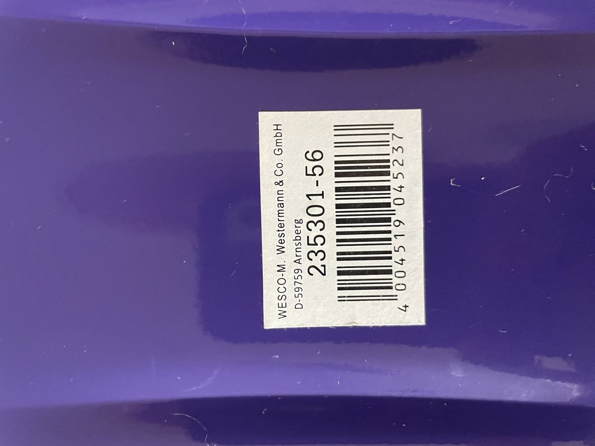 Contenitori & Simili: Wesco Single Grandy Brotkasten Violet/Blau – Nuovo (secondo la descrizione) da Zürich venduto da cosmic_mariposa 3