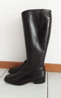 Bottes cuir, 38, noires, excellent état