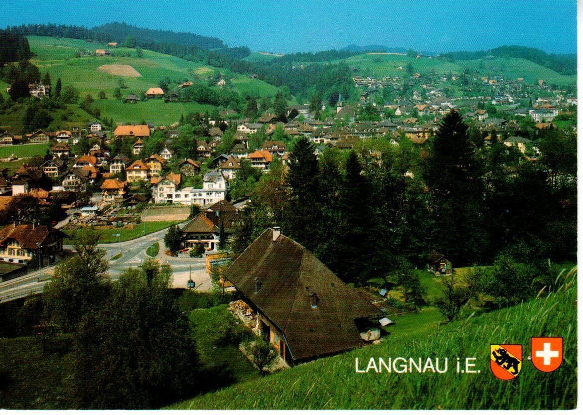 Ansichtskarten: Langnau i. E. – Gebraucht aus Wolhusen von Curver9