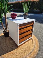 Petit meuble/table de nuit teck/contre-plaqué années 1970
