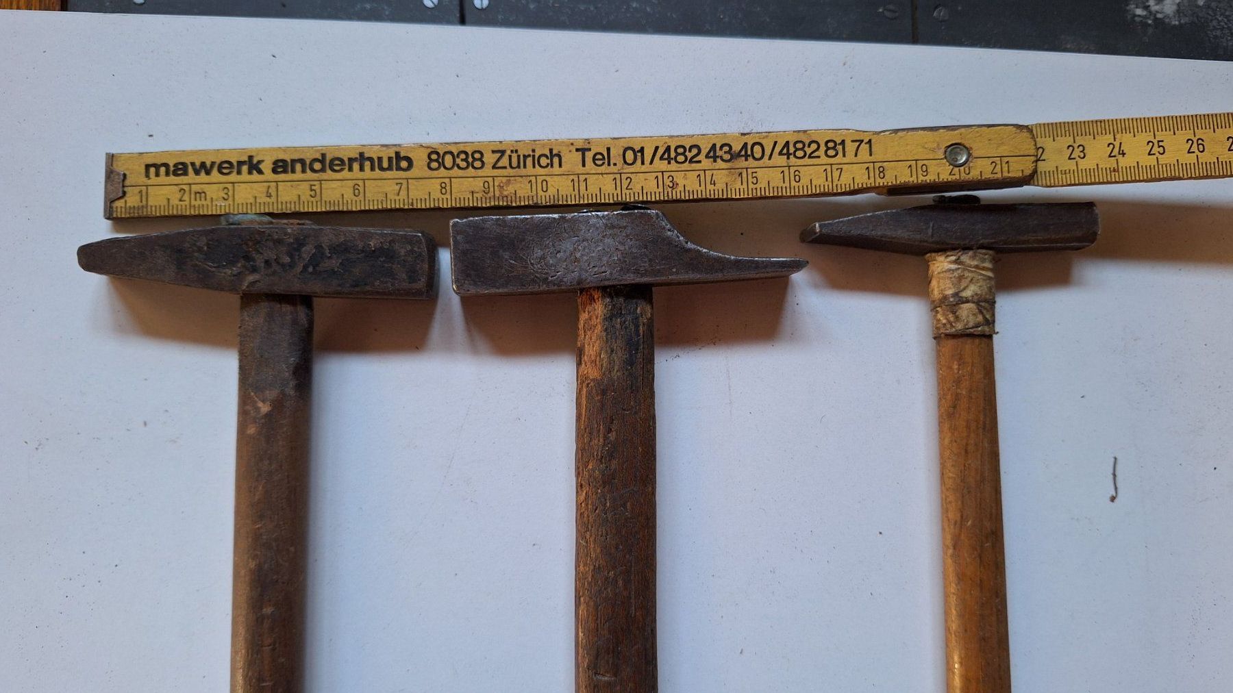 Tutti gli attrezzi: 3 kleine  Vintage Hämmer – Usato da Arlesheim venduto da shopradl 5