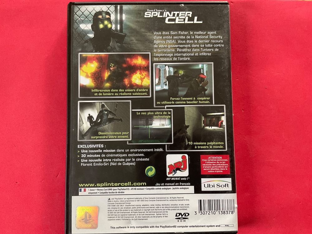 Splinter Cell - PS2 (Gebraucht) in Dübendorf für CHF 2.2 – mit ...