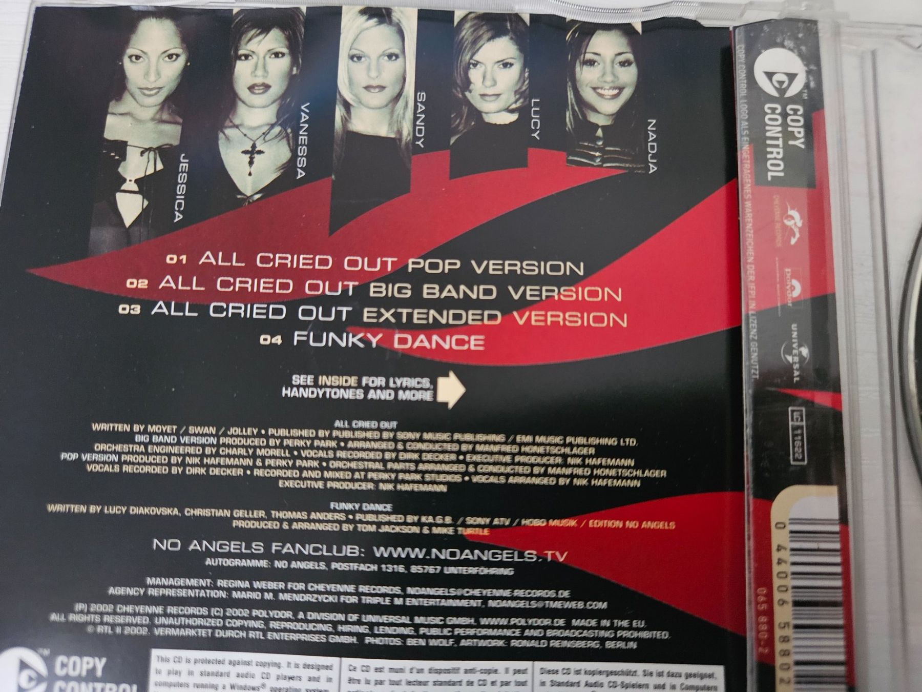 CDs: No Angels All Cried Out – Gebraucht aus Liestal von tower01 1