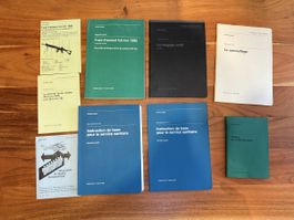 Lot de divers réglements militaires suisses