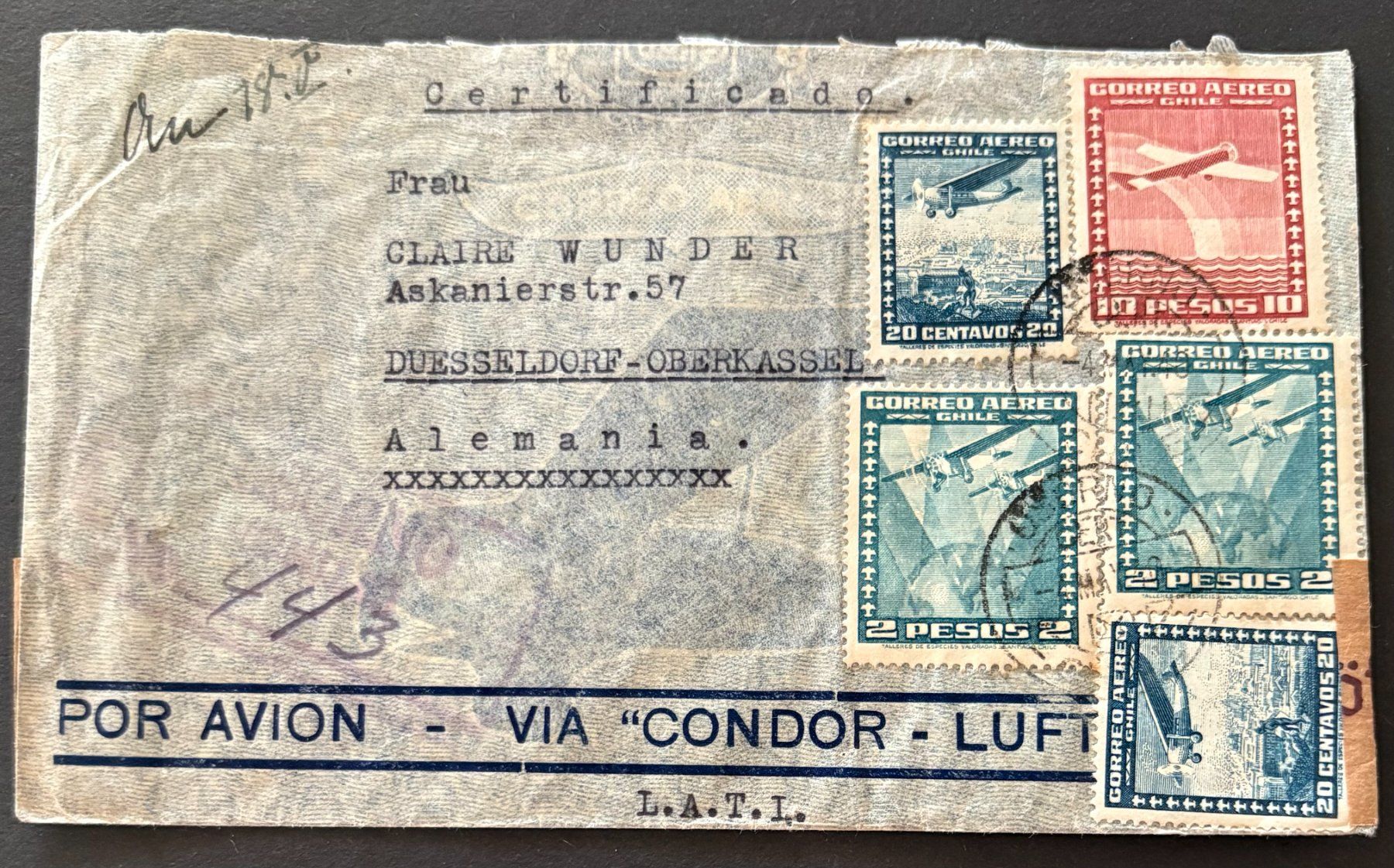 Tous les timbres: CHILE – D'occasion à Ostermundigen par wini63