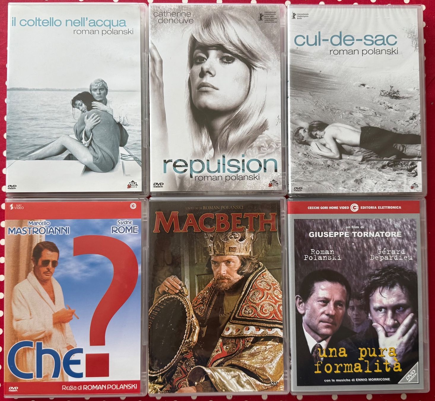 Tutti i DVDs: 6 film di e con Roman Polanski – Usato da Breganzona venduto da mas_tv72