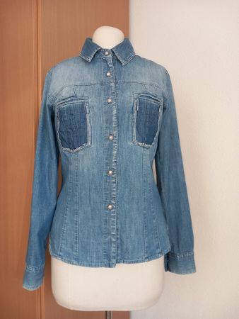 Damen Jeans  Hemd von DonDup Gr. IT 42-EU 36