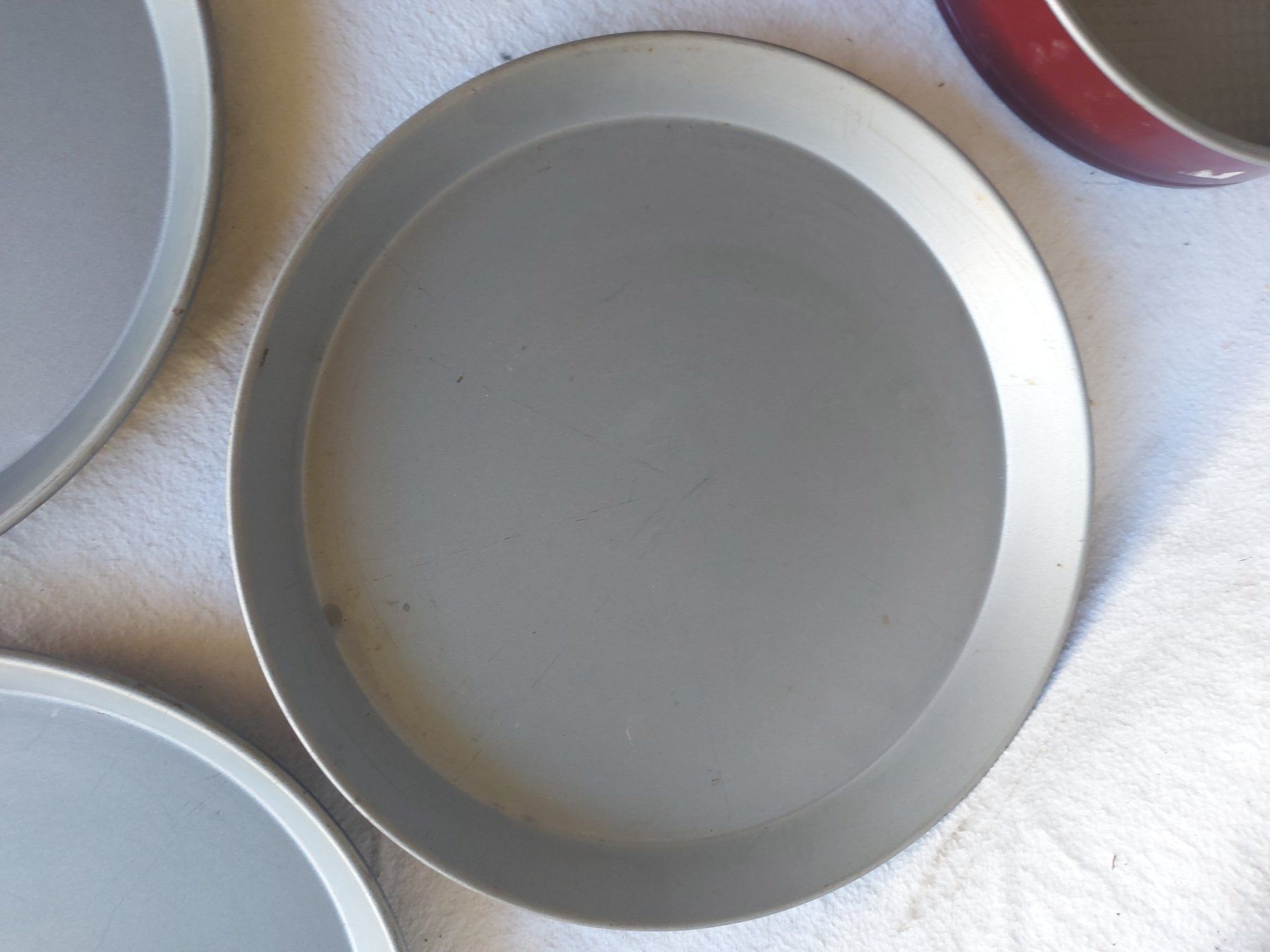 Teglie da forno: SET 5 teilig Gastro Bleche 30cm Backbleche Rund – Usato da Rheinau venduto da profitronic.shop 5
