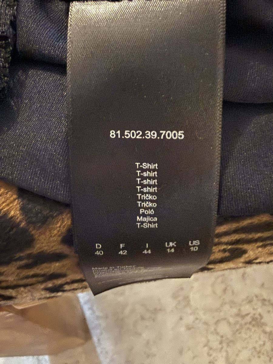 Comma T-shirt: COMMA. Shirt, Gr. 40, schwarz/weiss gestreift – Nuovo (secondo la descrizione) da Basel venduto da zukk_ 2