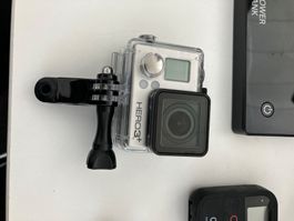 GoPro Hero 3+ Silver Edition mit Zubehör