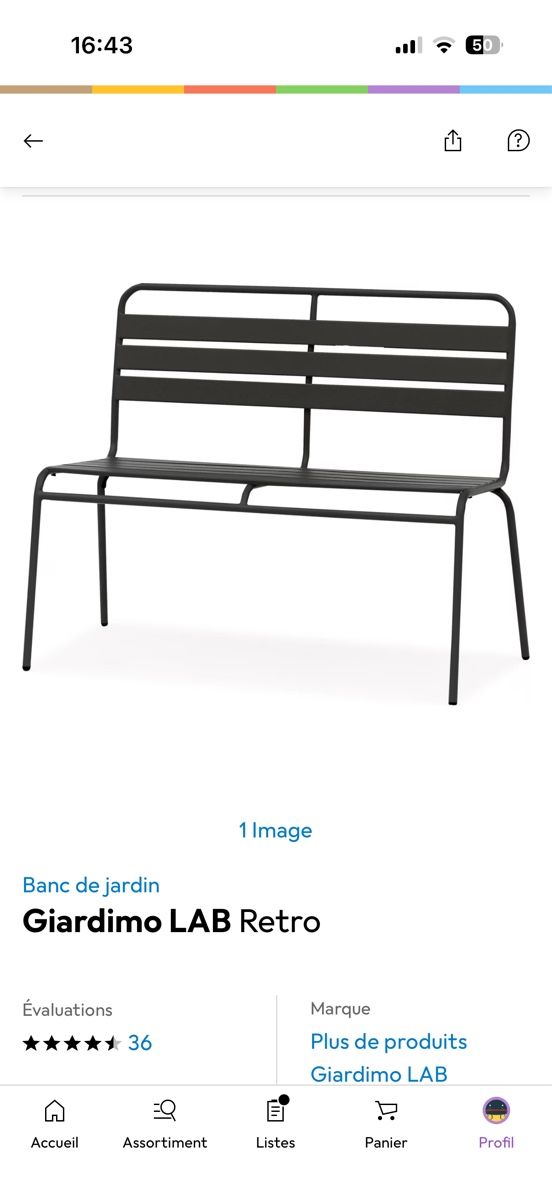 Panchine: Banc Giardimo – Usato da Lausanne venduto da mai_75ny