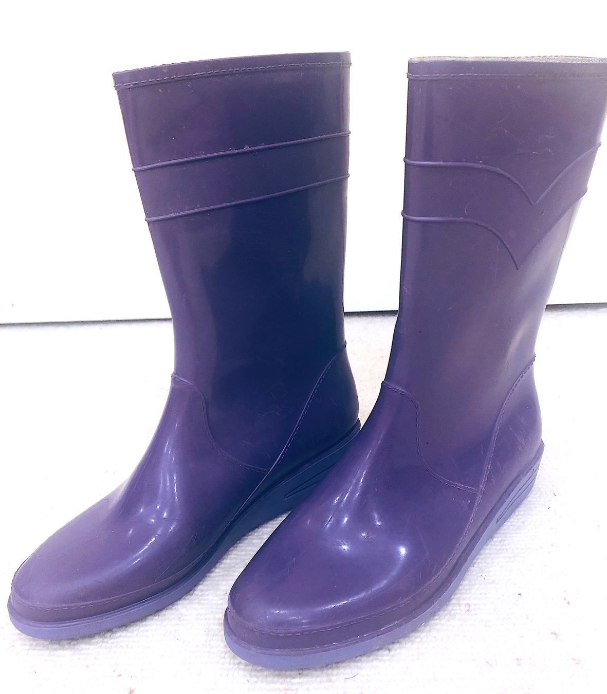 Damenschuhe: Botte de pluie/ Regenstiefel  Gr-37 – Gebraucht aus Veyrier von Szurkemaci